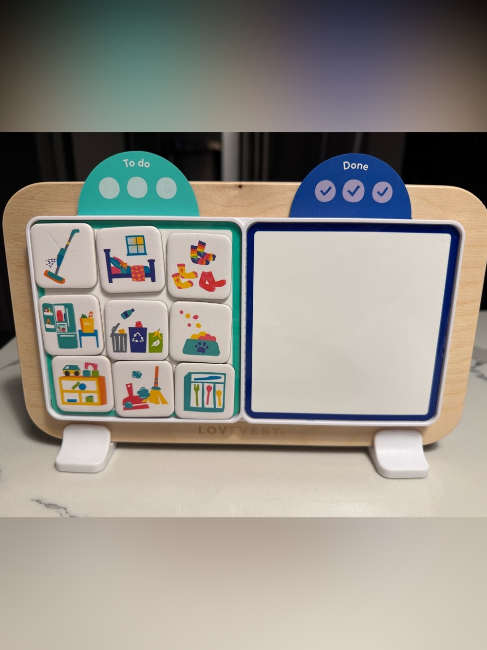 Lovevery Daily Helper Board, Connector Play Kit, Months 49,50,51